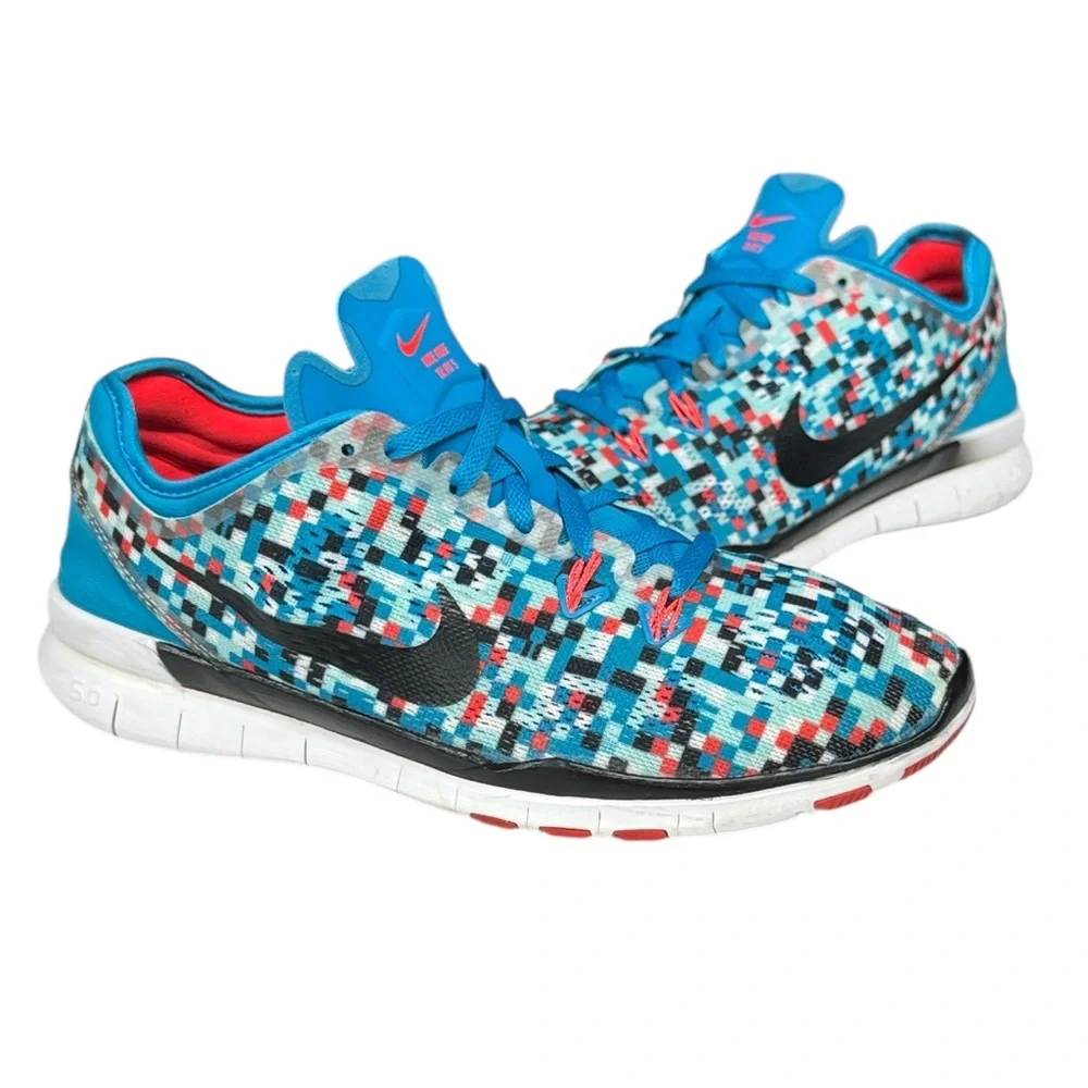 Nike Free 5.0 Tr Fit Flywire Flex 704695-404 Women's Training Running Shoes 8